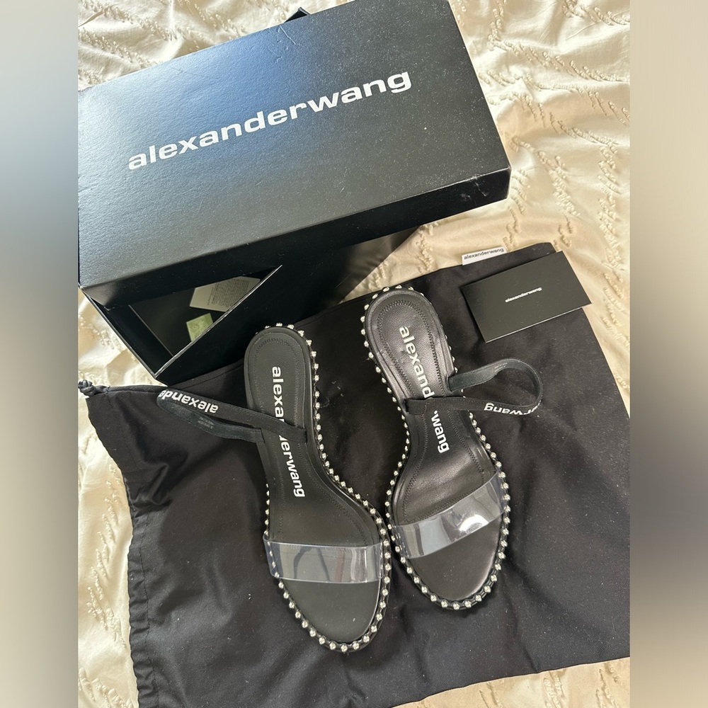 Alexander Wang Nova Logo Sandals